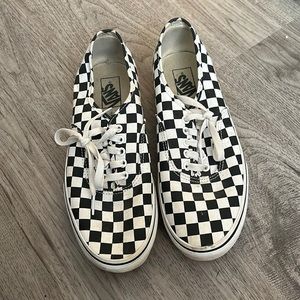 Checkered Vans